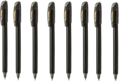 PENTEL Energel BL417 - 8 Black ink color by THE MARK Roller Ball Pen(Pack of 8, Ink Color - Black)