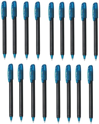 PENTEL Energel BL417 - 17 Sky Blue ink color Roller Ball Pen(Pack of 17, Sky Blue)