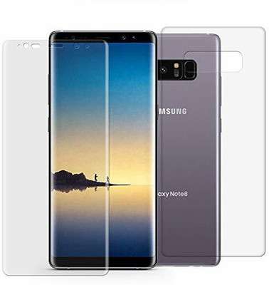 Zootkart Front and Back Screen Guard for Samsung Galaxy Note 8(Pack of 2)