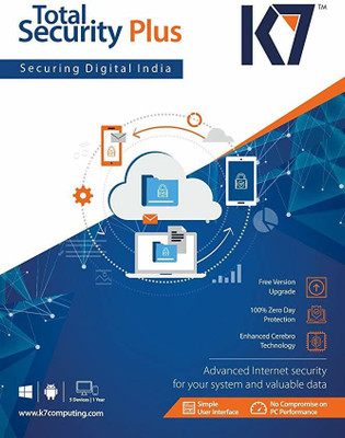 K7 Total Security 5 User 1 Year(CD/DVD)