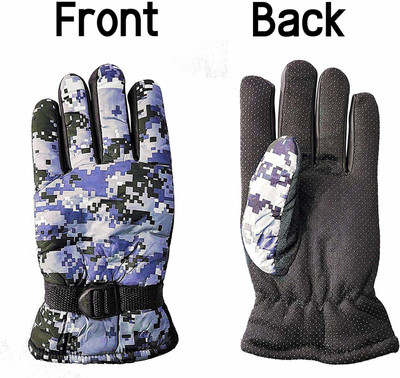 UWON Riding Gloves With Anti Slip Technology Cycling Winter Gloves Riding Gloves(Blue)
