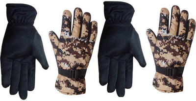 UWON ULTRA WARM RIDING GLOVES FOR WINTER Riding Gloves(Brown)