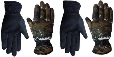 UWON ULTRA WARM RIDING GLOVES FOR WINTER Riding Gloves(Green)