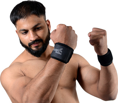 ZBRACE Wrist brace for gym With Compression Wrap Wrist Support(Black)