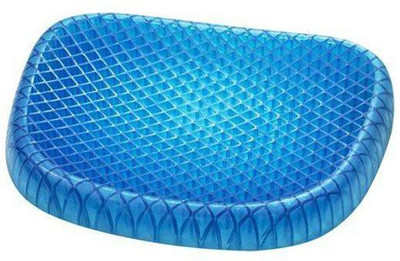 NIMYANK Rubber Gel Soft Egg Cushion Sitter Soft Breathable Honeycomb Cushion Back / Lumbar Support(Blue)