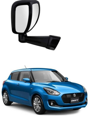 PRTEK Manual Remote Rear View Mirror For Maruti Suzuki Swift(Center)