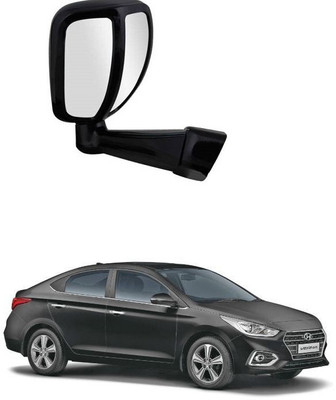 PRTEK Manual Remote Rear View Mirror For Hyundai Verna(Center)