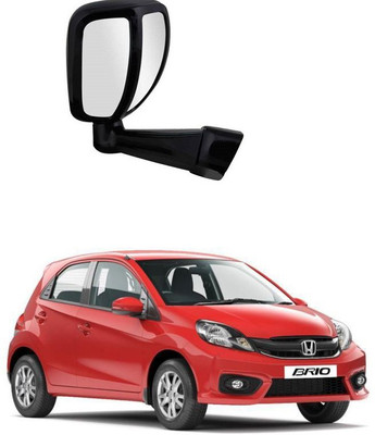 PRTEK Manual Remote Rear View Mirror For Honda Brio(Center)