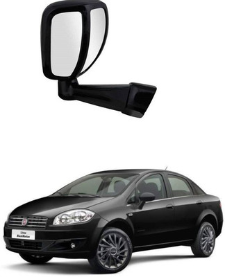 PRTEK Manual Remote Rear View Mirror For Fiat Linea(Center)