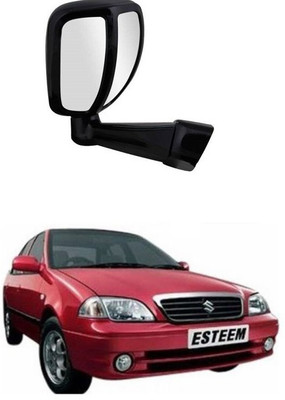 PRTEK Manual Remote Rear View Mirror For Maruti Suzuki Esteem(Center)