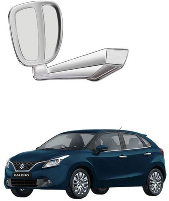 PRTEK Manual Remote Rear View Mirror For Maruti Suzuki Baleno(Center)