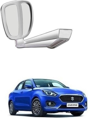 PRTEK Manual Remote Rear View Mirror For Maruti Suzuki Swift Dzire(Center)