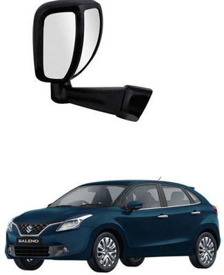 PRTEK Manual Remote Rear View Mirror For Maruti Suzuki Baleno(Center)