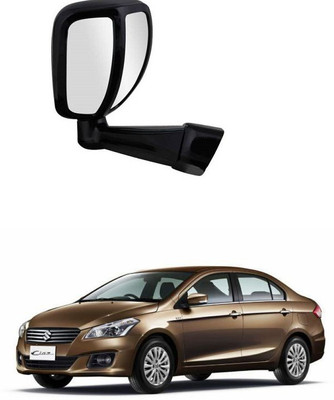 PRTEK Manual Remote Rear View Mirror For Maruti Suzuki Ciaz(Center)