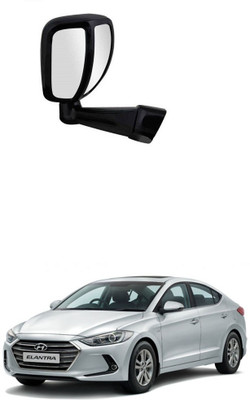 PRTEK Manual Remote Rear View Mirror For Hyundai Elantra(Center)