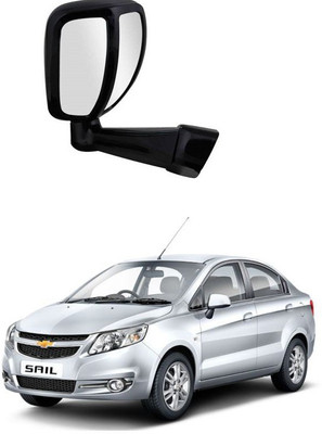 PRTEK Manual Remote Rear View Mirror For Chevrolet Sail(Center)