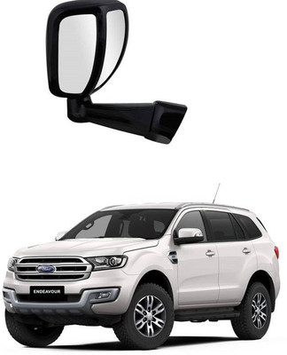 PRTEK Manual Remote Rear View Mirror For Ford Endeavour(Center)