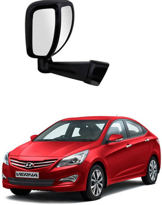 PRTEK Manual Remote Rear View Mirror For Hyundai Verna(Center)