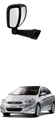 PRTEK Manual Remote Rear View Mirror For Hyundai Accent(Center)