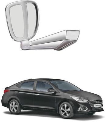 PRTEK Manual Remote Rear View Mirror For Hyundai Verna(Center)