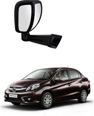 PRTEK Manual Remote Rear View Mirror For Honda Amaze(Center)