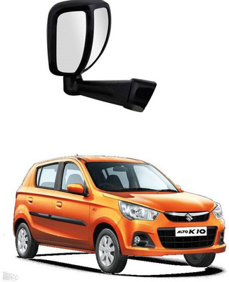 PRTEK Manual Remote Rear View Mirror For Maruti Suzuki Alto K10(Center)