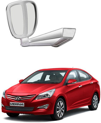 PRTEK Manual Remote Rear View Mirror For Hyundai Verna(Center)