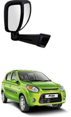PRTEK Manual Remote Rear View Mirror For Maruti Suzuki Alto(Center)