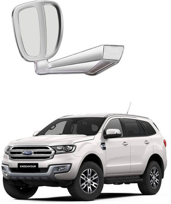 PRTEK Manual Remote Rear View Mirror For Ford Endeavour(Center)