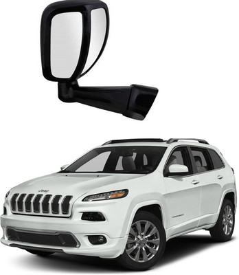 PRTEK Manual Remote Rear View Mirror For Universal For Car Jeep(Center)