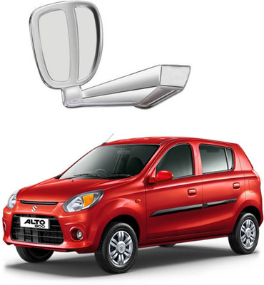 PRTEK Manual Remote Rear View Mirror For Maruti Suzuki Alto(Center)