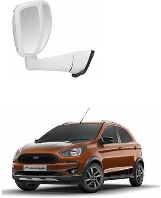 PRTEK Manual Remote Rear View Mirror For Ford Universal For Car(Center)