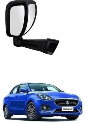 PRTEK Manual Remote Rear View Mirror For Maruti Suzuki Swift Dzire(Center)