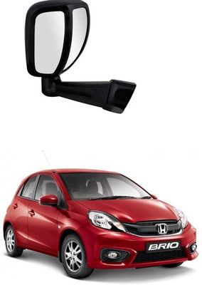 PRTEK Manual Remote Rear View Mirror For Honda Brio(Center)
