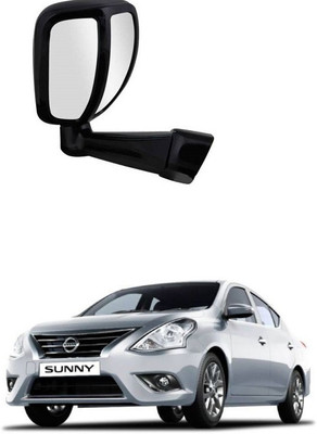 PRTEK Manual Remote Rear View Mirror For Nissan Sunny(Center)