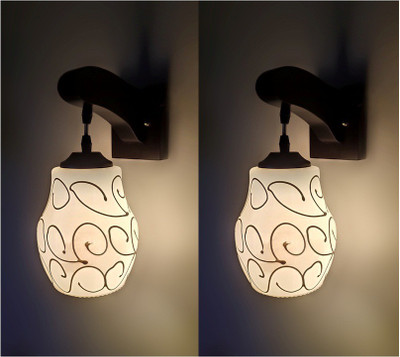 PR Prashant Swing Arm Wall Light Wall Lamp Without Bulb(Pack of 2)
