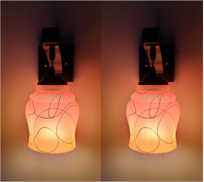 PR Prashant Swing Arm Wall Light Wall Lamp Without Bulb(Pack of 2)