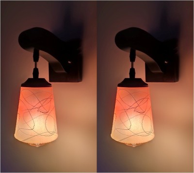 PR Prashant Swing Arm Wall Light Wall Lamp Without Bulb(Pack of 2)