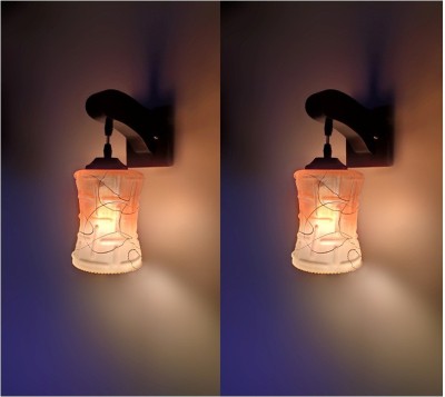 PR Prashant Swing Arm Wall Light Wall Lamp Without Bulb(Pack of 2)