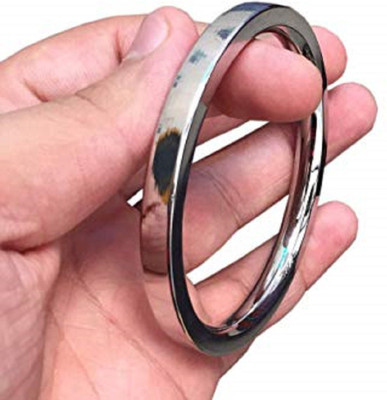 NP Stainless Steel Silver Kada(Pack of 2)