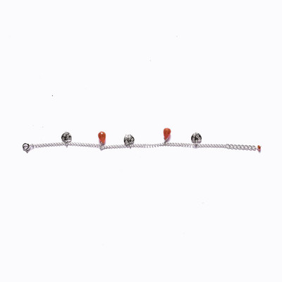 Soul Symphony Silver Carnelian Bracelet