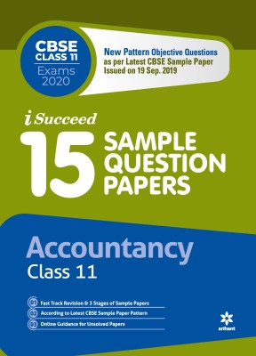 15 Sample Question Papers Accountancy Class 11 Cbse 2019-2020(English, Paperback, unknown)