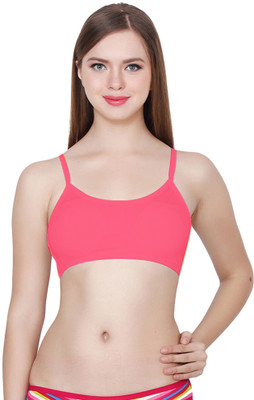 Zed SIX STRAP Women Cage Bra Lightly Padded Bra(Pink)