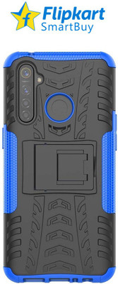 Flipkart SmartBuy Back Cover for Realme Narzo 10, Realme 5, Realme 5i, Realme 5s(Blue, Black)