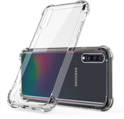 Hyper Back Cover for Samsung Galaxy A70(Transparent, Shock Proof, Silicon, Pack of: 1)