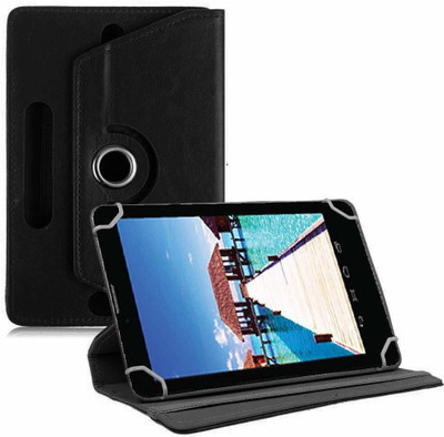 TGK Book Cover for Datawind Ubislate 7sc Star 7 inch Tablet Universal Rotating Case(Blue, Cases with Holder)