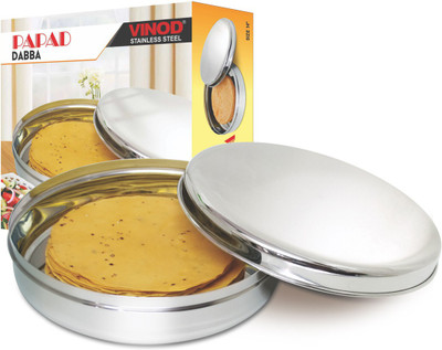 VINOD Steel Grocery Container  - 2 L(Silver)
