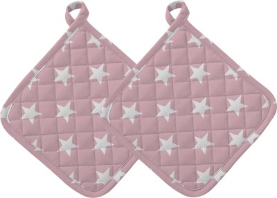 OASIS Pink Cotton Kitchen Linen Set(Pack of 2)