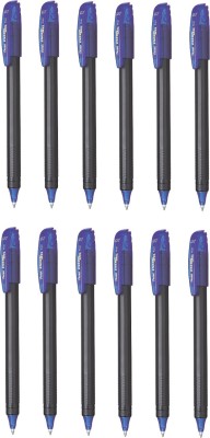 PENTEL Energel BL417 - 12 Navy Blue ink color Roller Ball Pen(Pack of 12, Navy Blue)