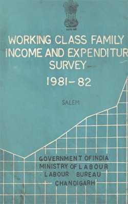 Salem : Working Class Family Income And Expenditure Survey 1981-81(Hardcover, Ministry of Labour)